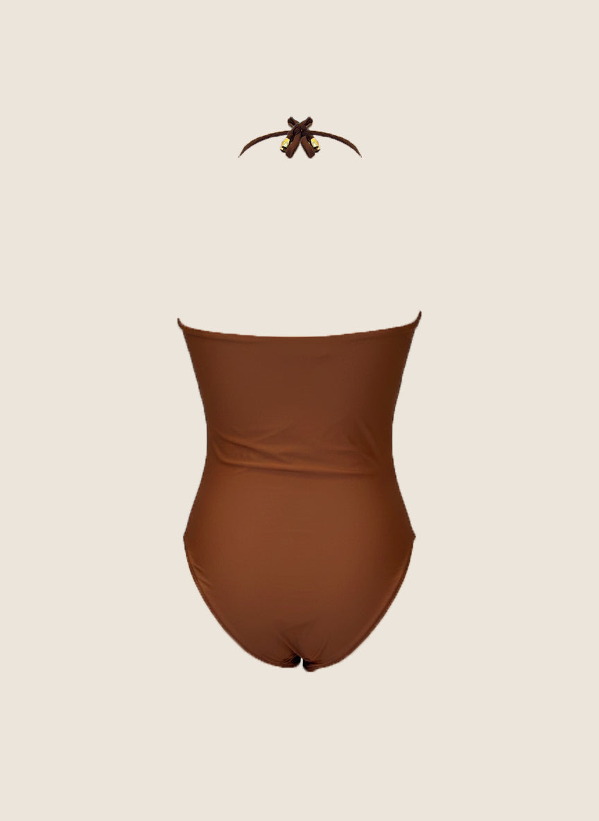 ENTERIZO CUELLO ALTO REVERSIBLE - CACAO