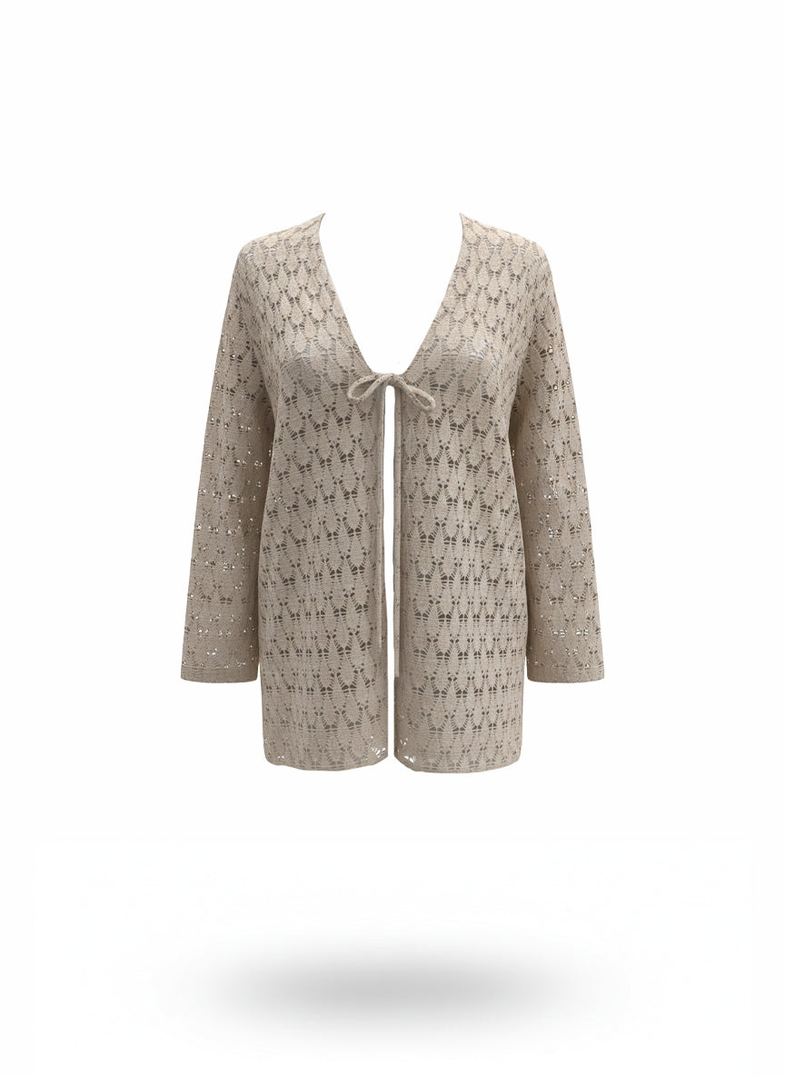 KIMONO CORTO CALADO ARENA