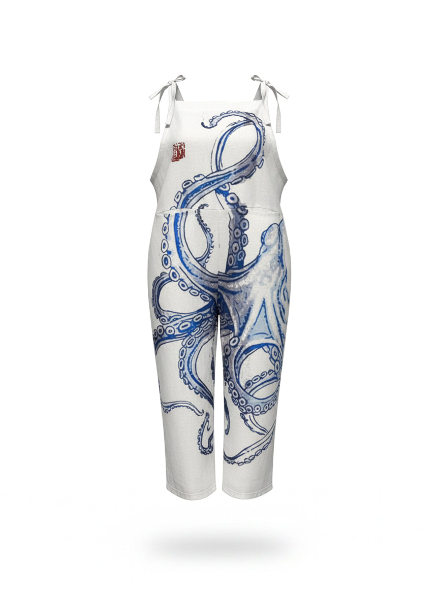 BRAGA CON TIRANTES PULPO AZUL