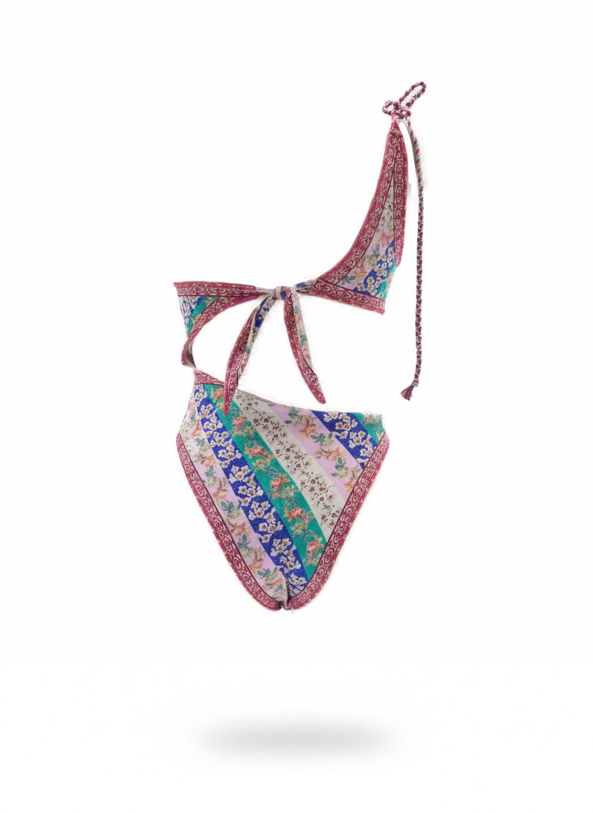 TRIKINI UN HOMBRO BOHO GARDEN