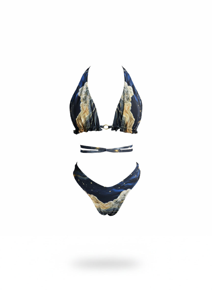 BIKINI TRIÁNGULO PRINT CIELO ESTELAR