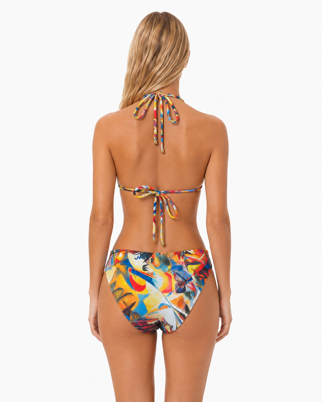 Bikini Triángulo y Panty Cerrada - Mosaic