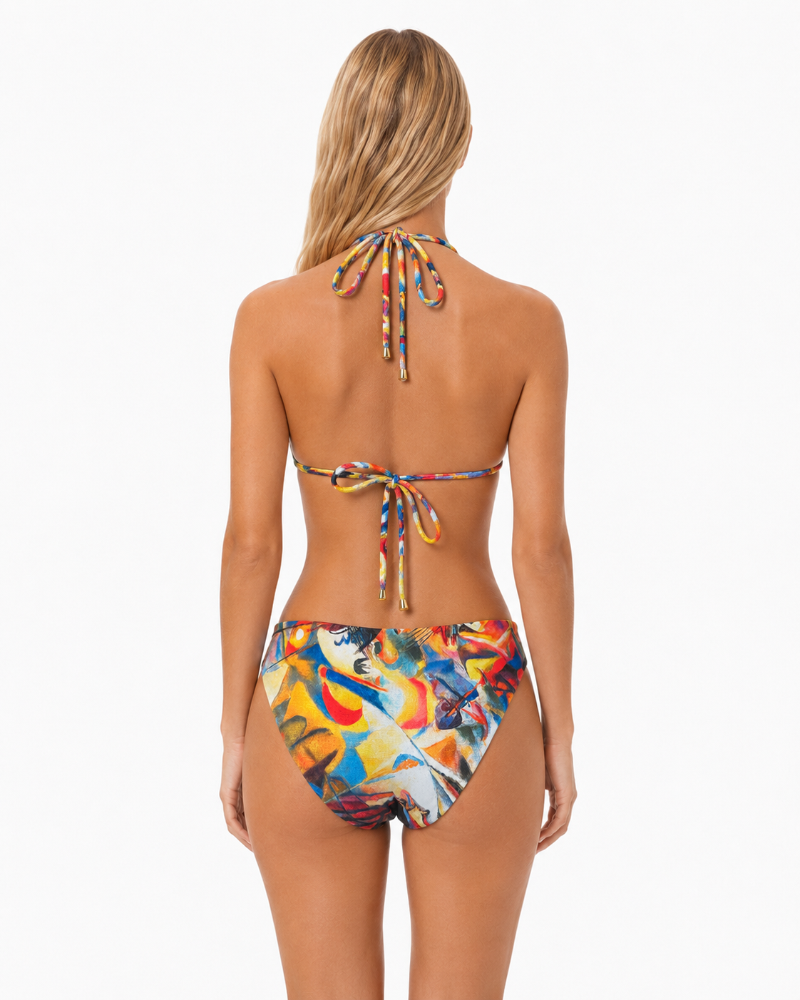 Bikini Triángulo y Panty Cerrada - Mosaic