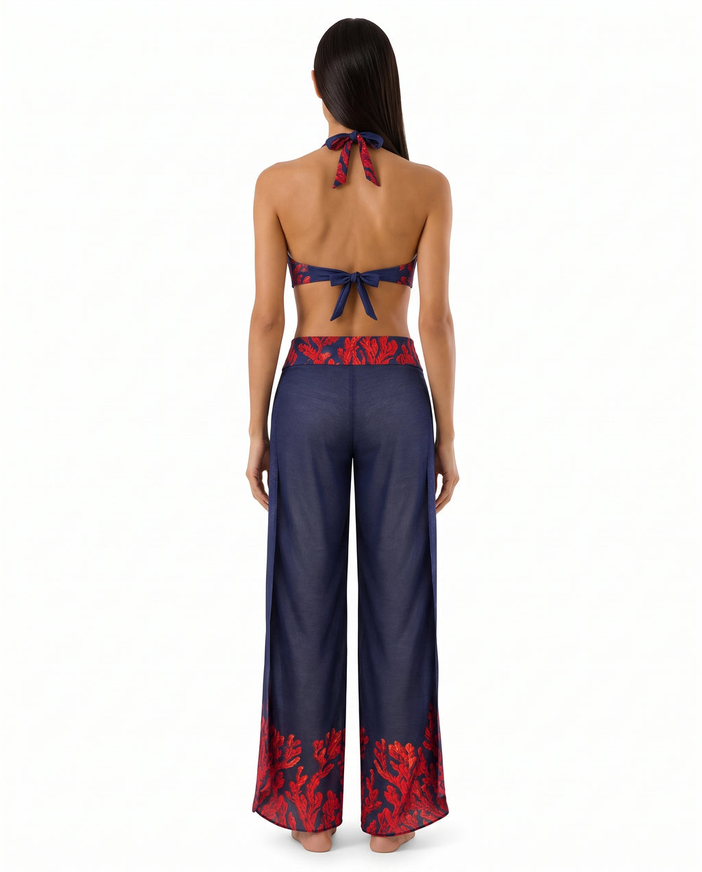 Pantalón Wrap Pants - Print Coral Reef
