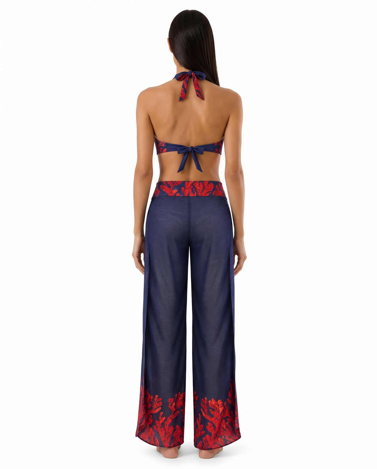 Pantalón Wrap Pants - Print Coral Reef
