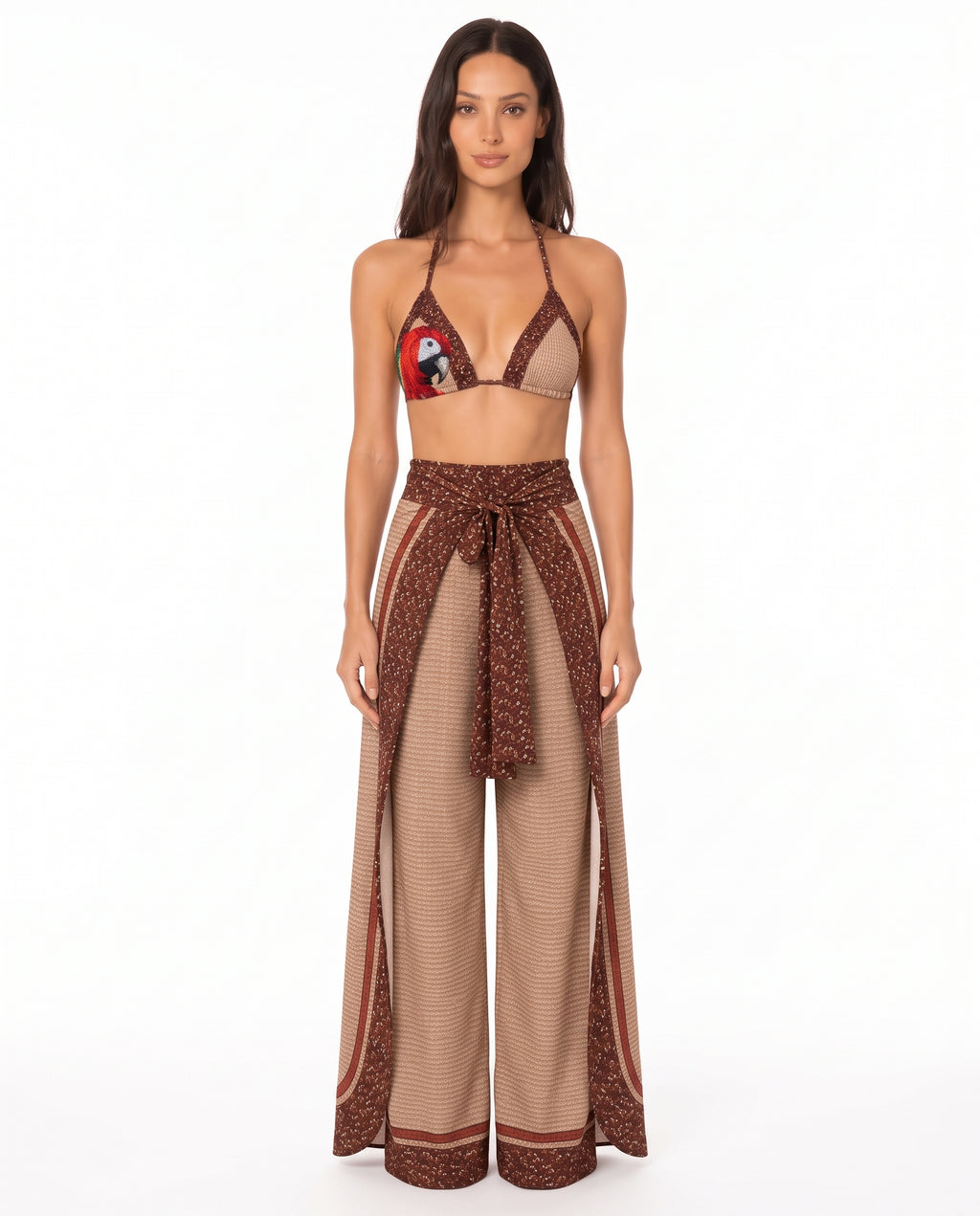 Pantalón Wrap Pants - Print Macaw